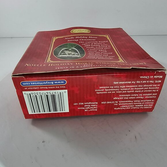 Breyer Noelle Holiday Horse Stirrup Ornament 2008 Christmas #700308 - Picture 4 of 7